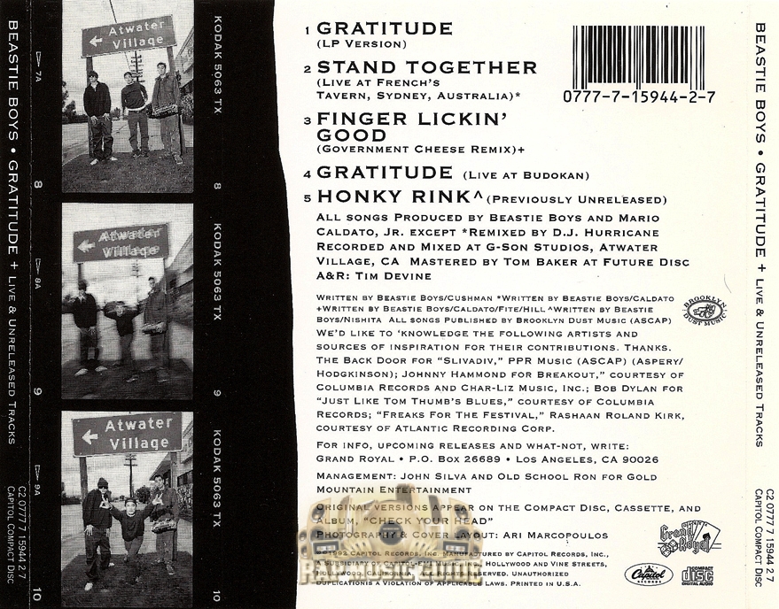 Beastie Boys - Gratitude - YouTube